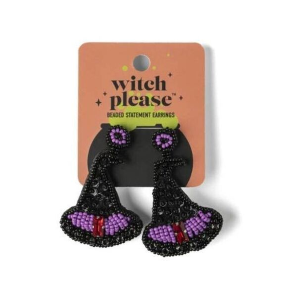 Halloween Beaded Boutique Earring Set of 6 - Picture 2 of 7